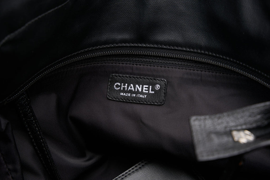 Chanel Black Quilted Paris Biarritz Tote