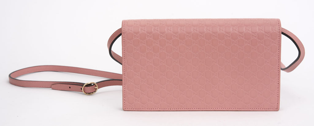 Gucci Pink Guccissima New Cross Body