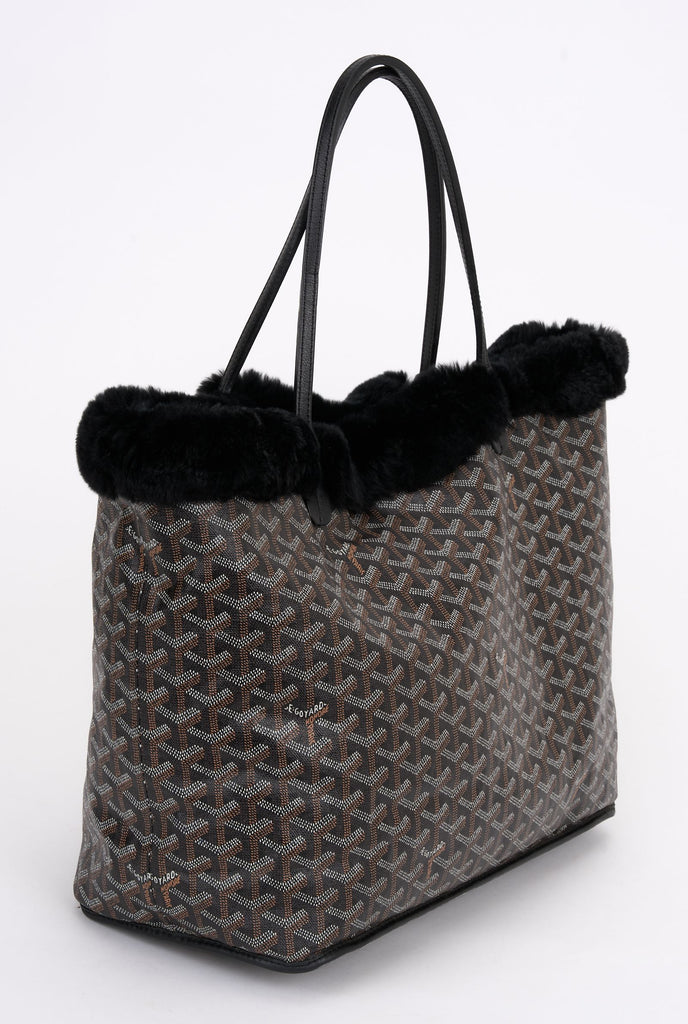 Goyard Black Lim. Ed. Fur Lined Tote