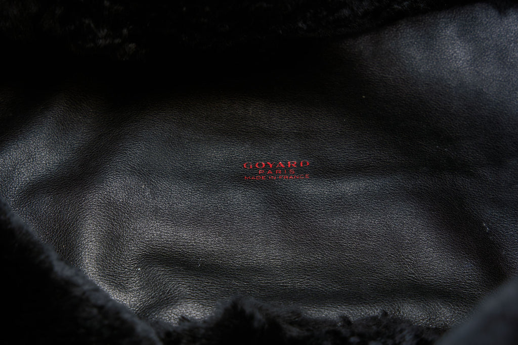 Goyard Black Lim. Ed. Fur Lined Tote