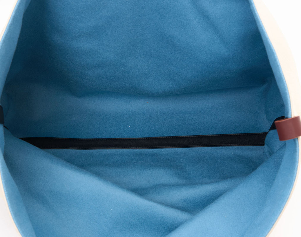 Loro Piana New Leather Cashmere Tote