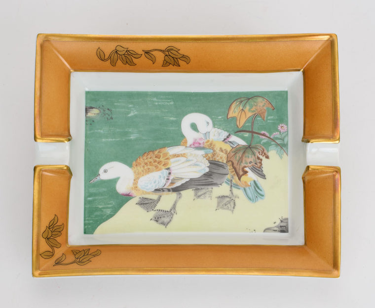 Hermès Ducks Porcelain Ashtray