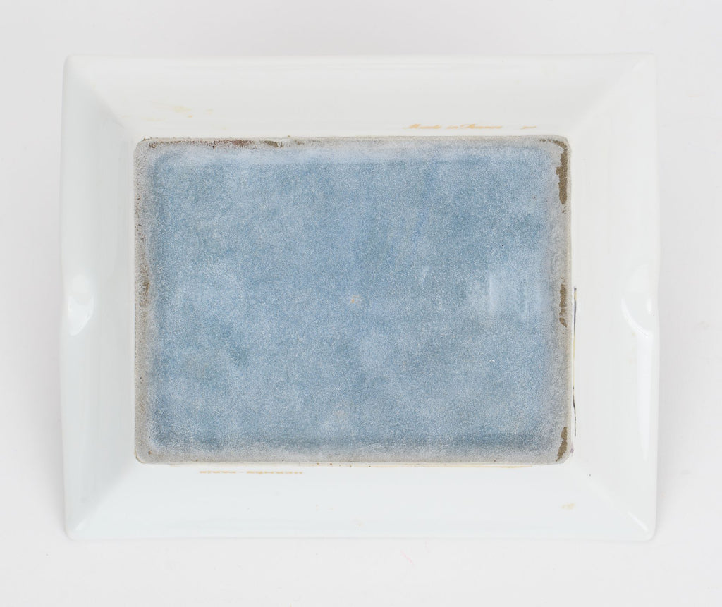 Hermès Bird Porcelain Blue Ashtray