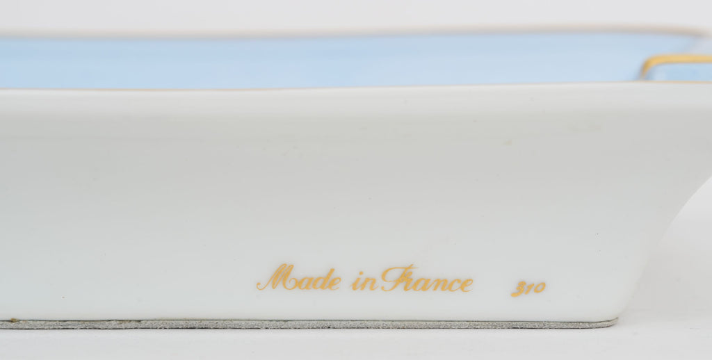Hermès Bird Porcelain Blue Ashtray