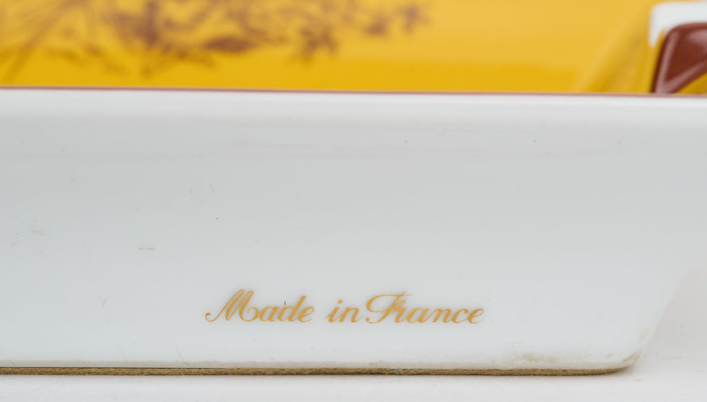 Hermès Sealyham Terrier PorcelainAshtray