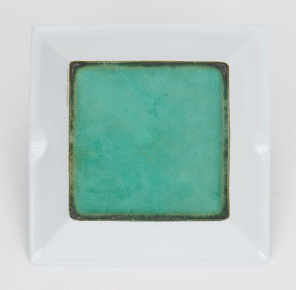 Hermès Ship & Flags Porcelain Ashtray