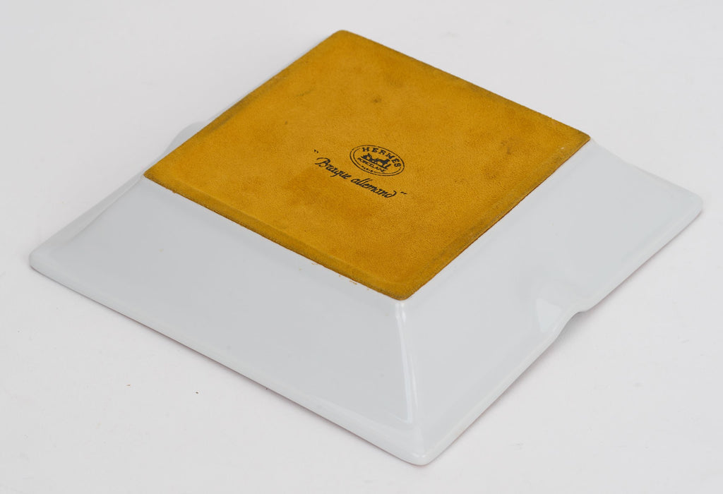 Hermès Braque Allemand Limoges Ashtray