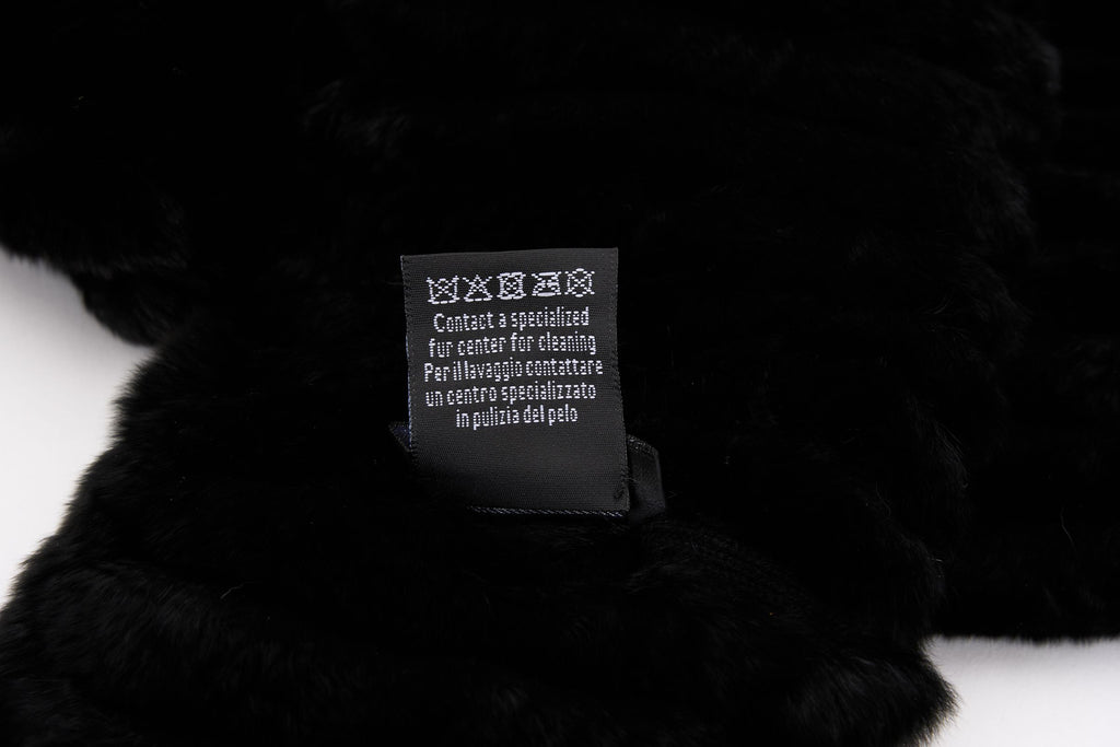 Chanel Chincilla Orylag Fur CC Scarf