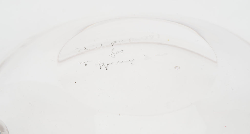 Tiffany & Co. Elsa Peretti Glass Ashtray