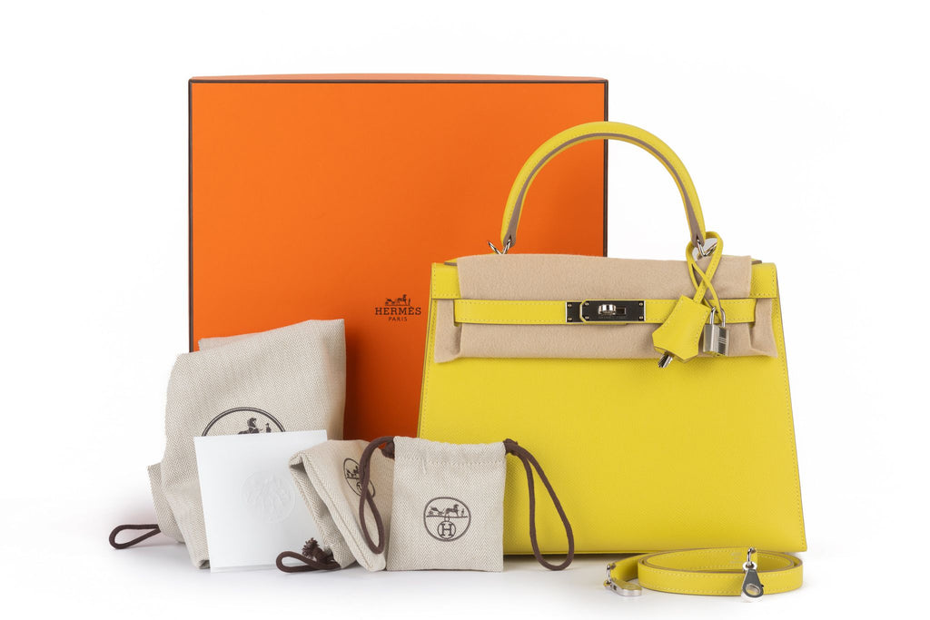 Hermès New Kelly 28 Sellier Epsom Lime