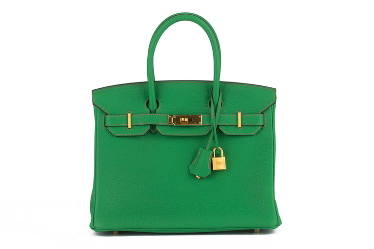Hermès Birkin 30 Verso Bamboo Togo