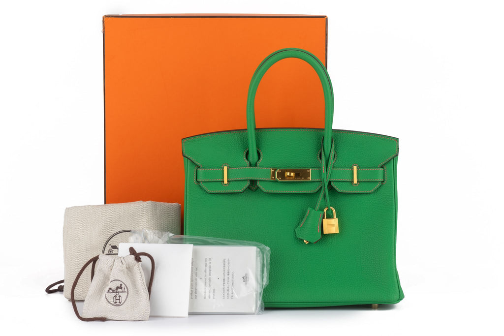 Hermès Birkin 30 Verso Bamboo Togo