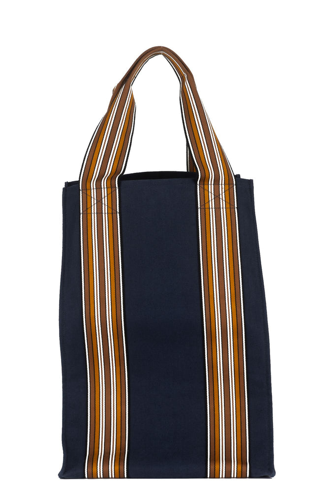 Loro Piana New Unisex Oversize Blue Tote