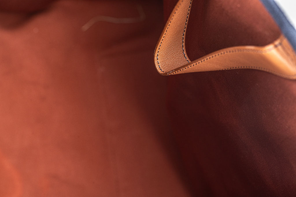 Loro Piana New Unisex Oversize Blue Tote