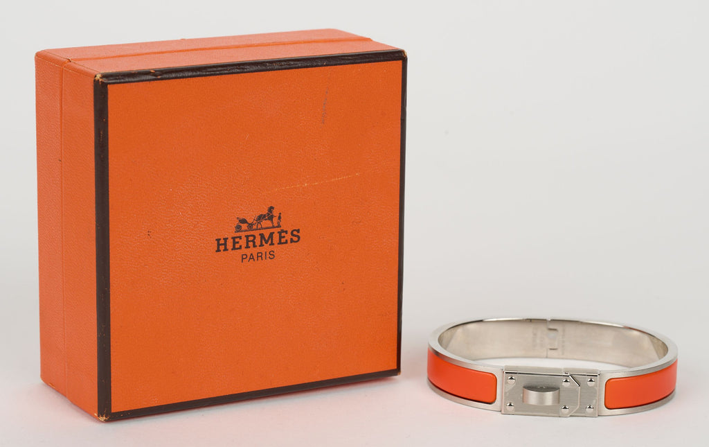 Hermès Mini Orange Clic Kelly Bracelet