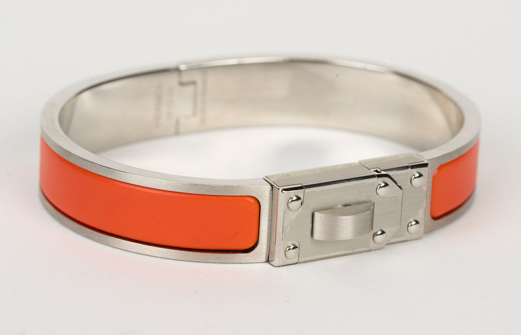 Hermès Mini Orange Clic Kelly Bracelet