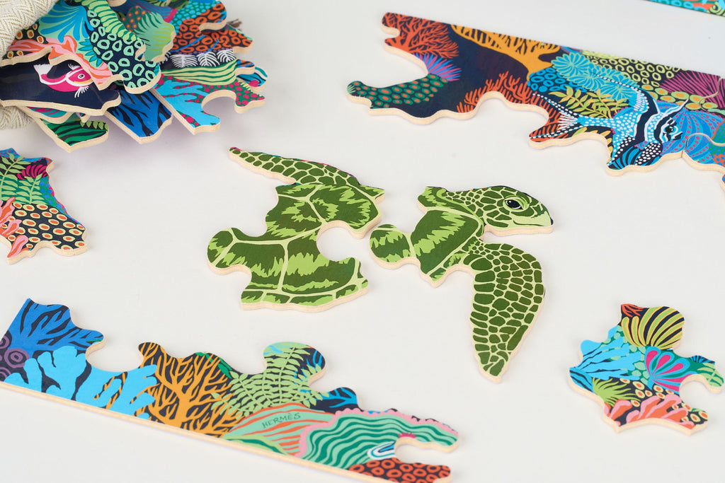 Hermès New In Box Set Of 3 Puzzles