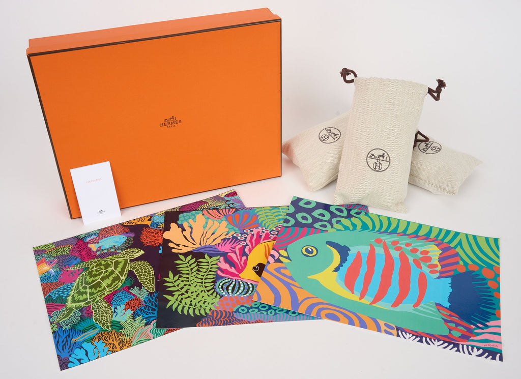 Hermès New In Box Set Of 3 Puzzles