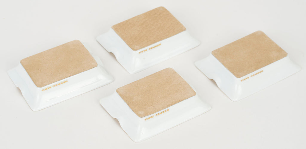 Hermès 4 Mini Jungle Porcelain Ashtrays