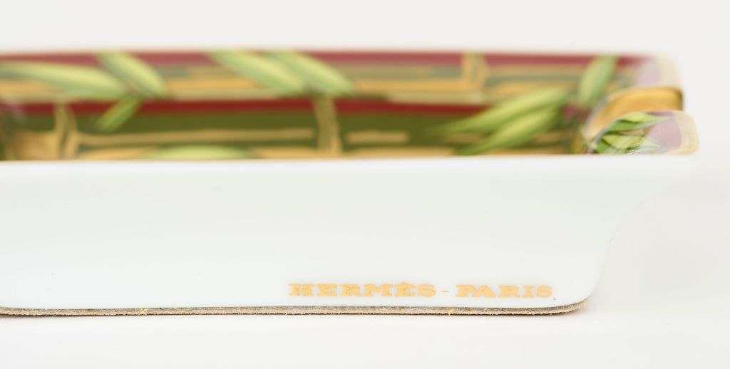 Hermès 4 Mini Jungle Porcelain Ashtrays