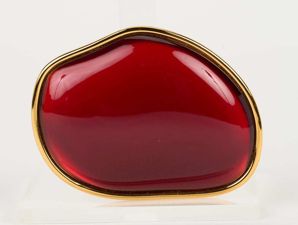 Dries Van Noten Oversize Red Ring W/Box