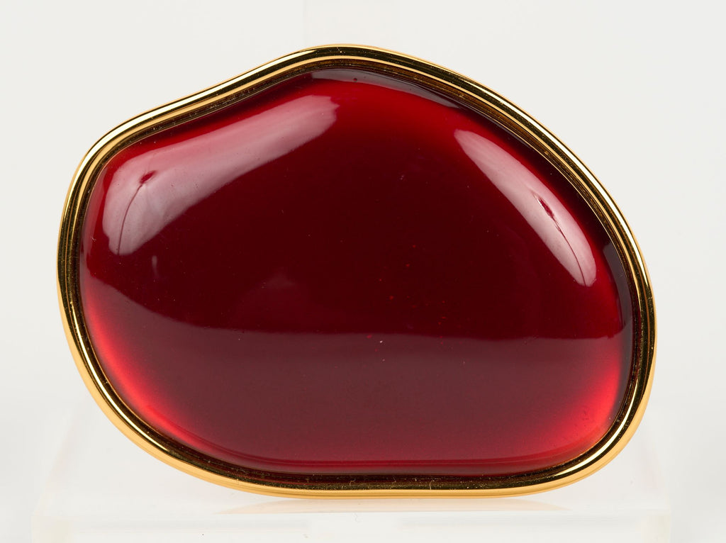 Dries Van Noten Oversize Red Ring W/Box