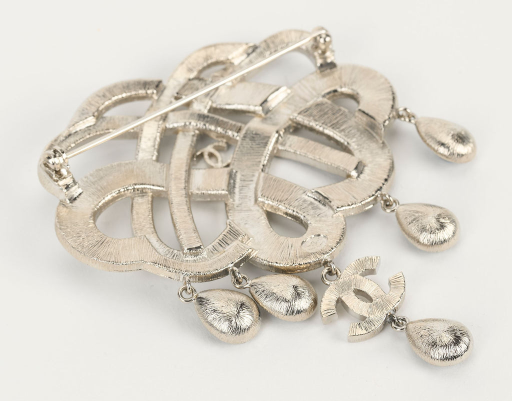 Chanel Sapphire & Crystal Drops Brooch