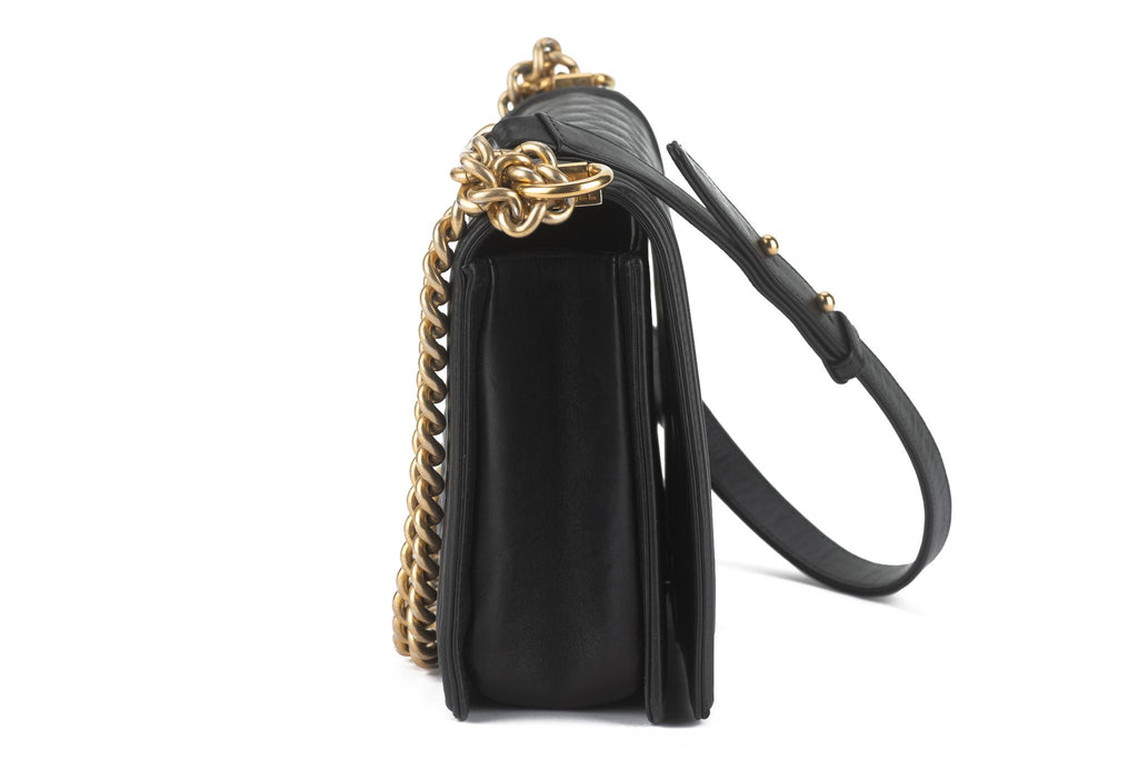 Chanel Quilted Calfskin Large Boy Flap