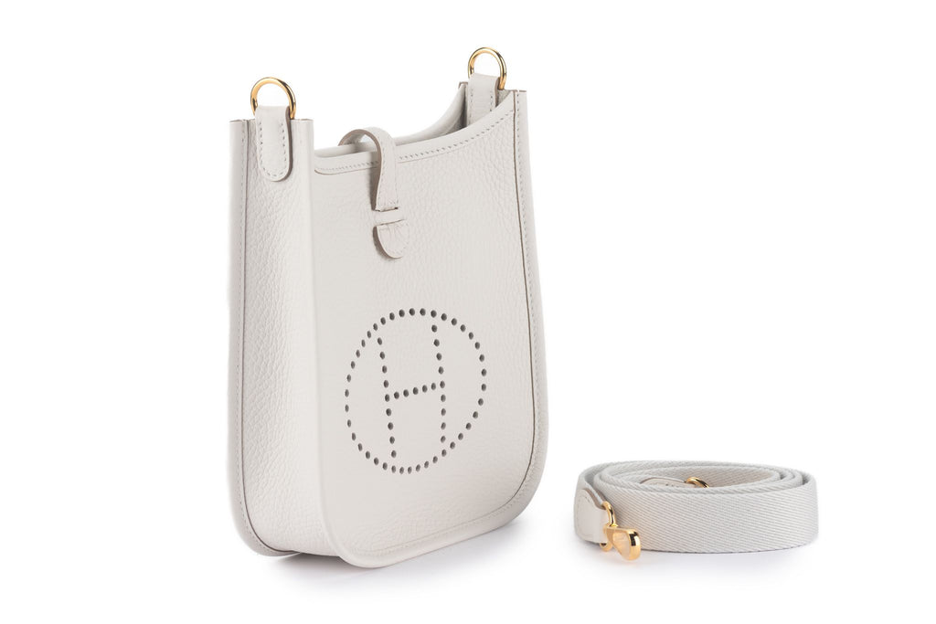 Hermès Clemence Evelyne Gris Pale NEW