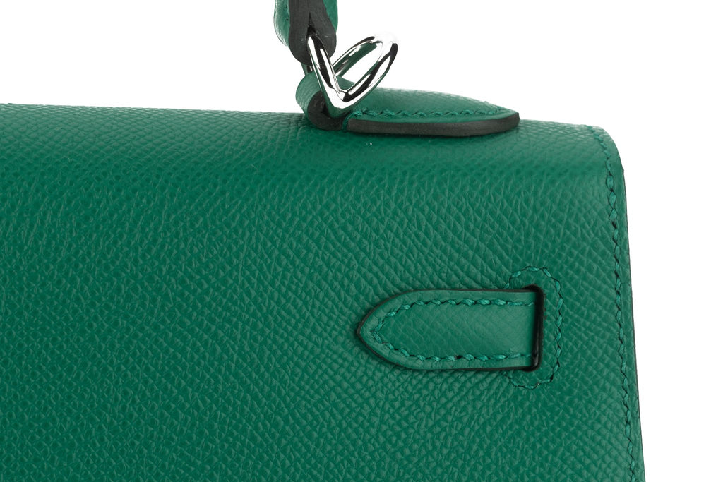 Hermès Epsom Kelly Sellier 25 Vert Jade
