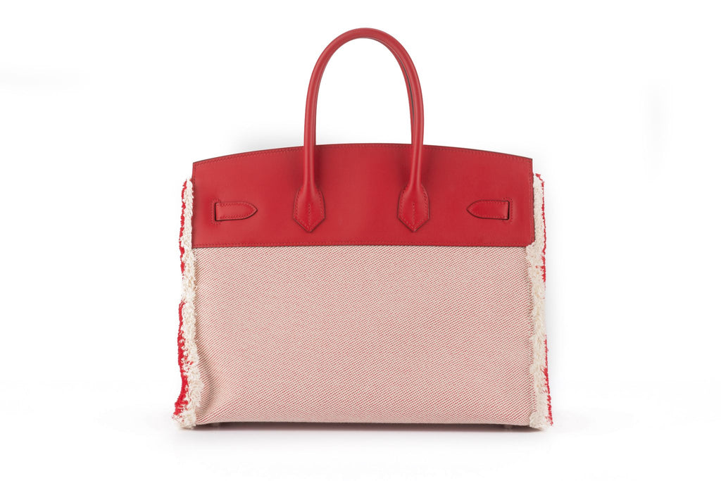 Hermès Swift Twill H Fray Fray Birkin 35
