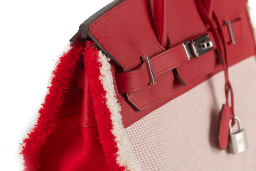 Hermès Swift Twill H Fray Fray Birkin 35