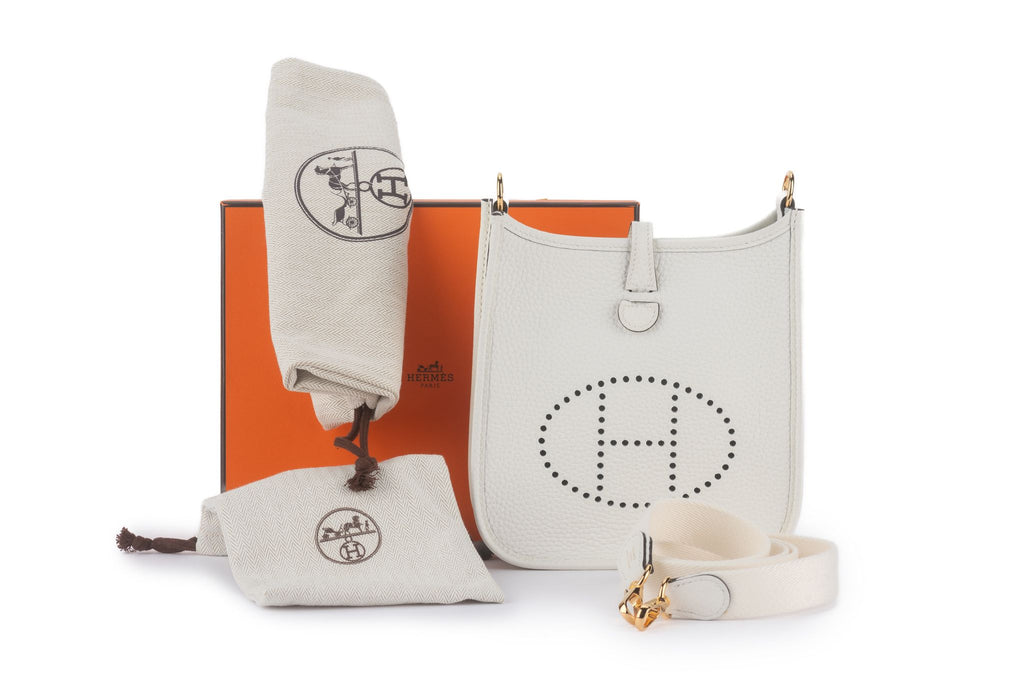 Hermès Mini Evelyne Bag Nata NIB
