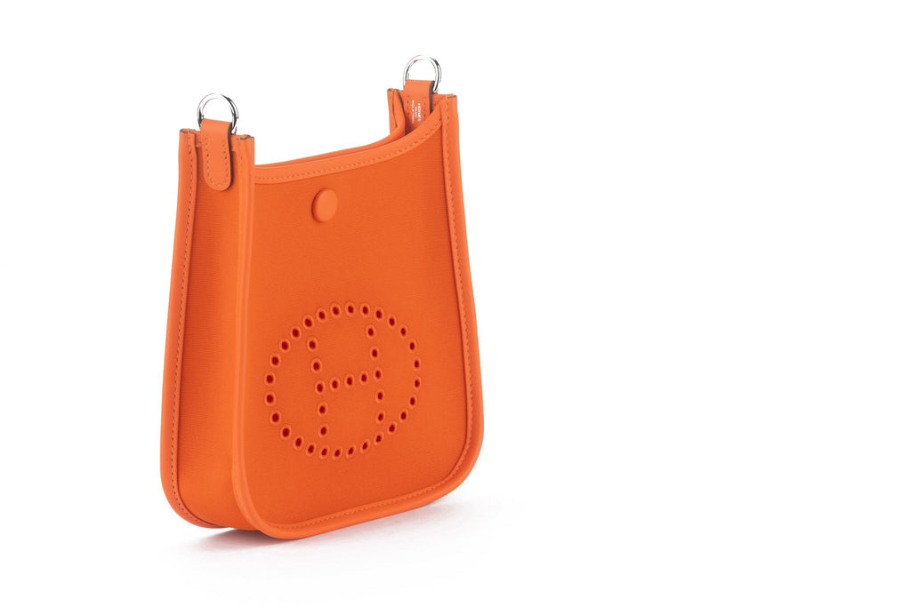 Hermès New Mini Evelyne Neo Orange