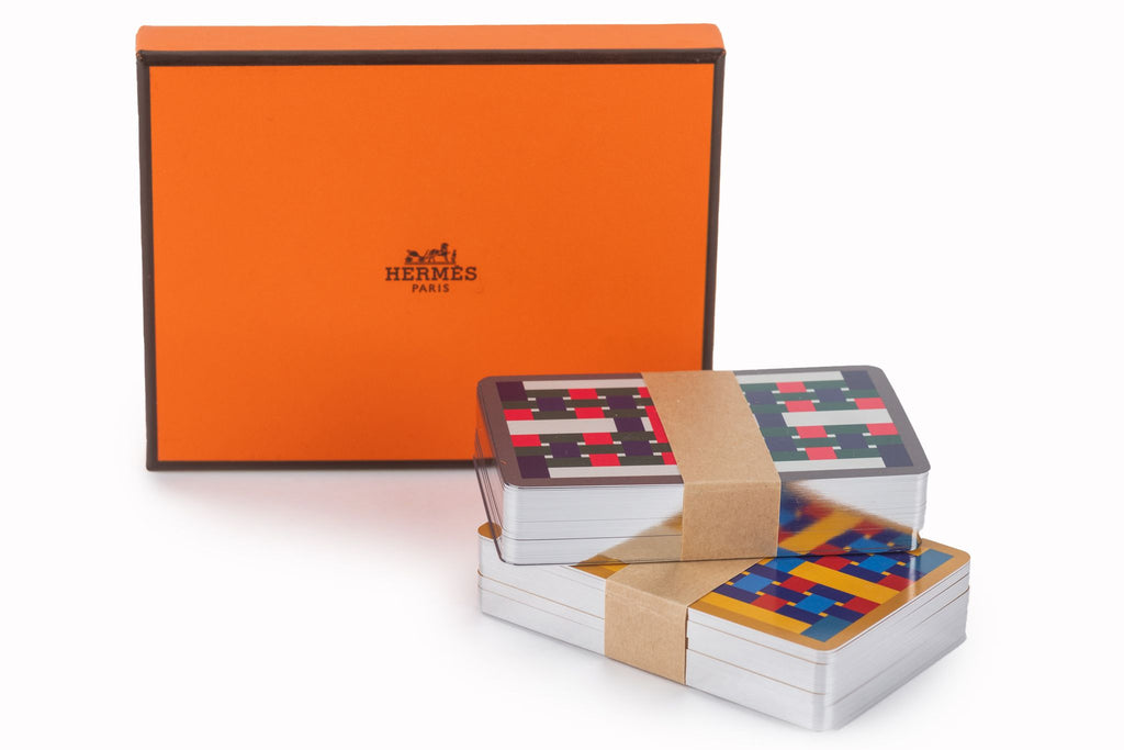 Hermès "H" Tissage Playing Cards New