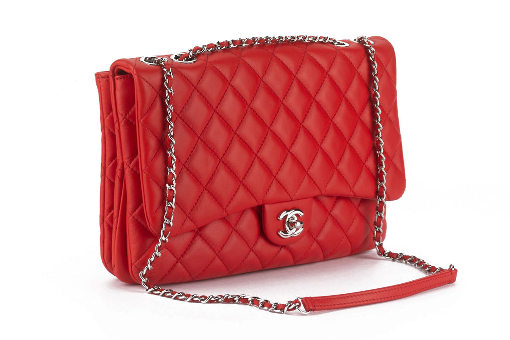 Chanel Calfskin Quilted Touch Flap Bag