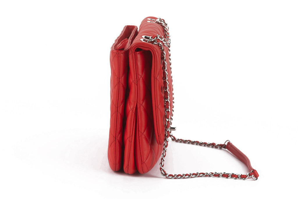 Chanel Calfskin Quilted Touch Flap Bag