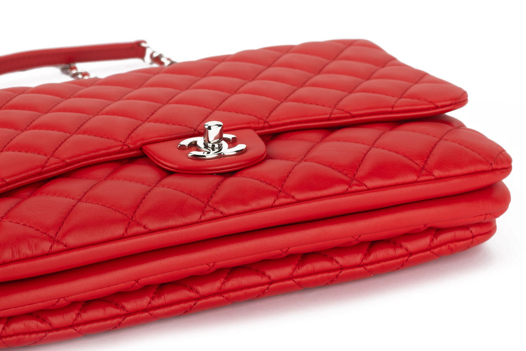 Chanel Calfskin Quilted Touch Flap Bag