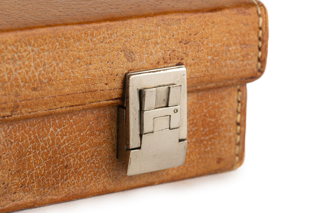 Hermès Caramel Toiletry Travel Case