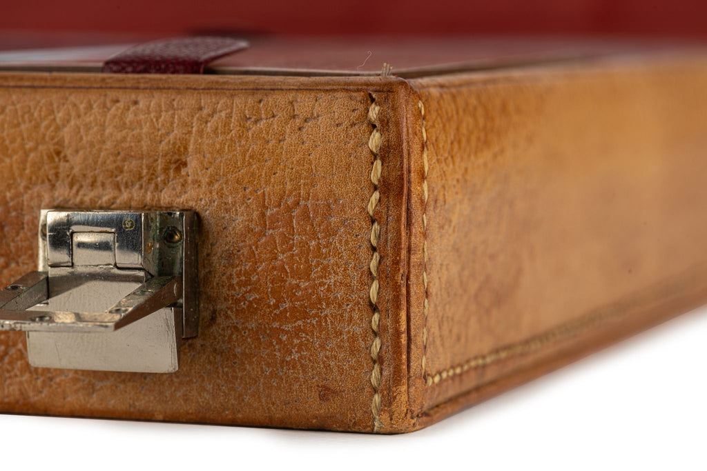 Hermès Caramel Toiletry Travel Case