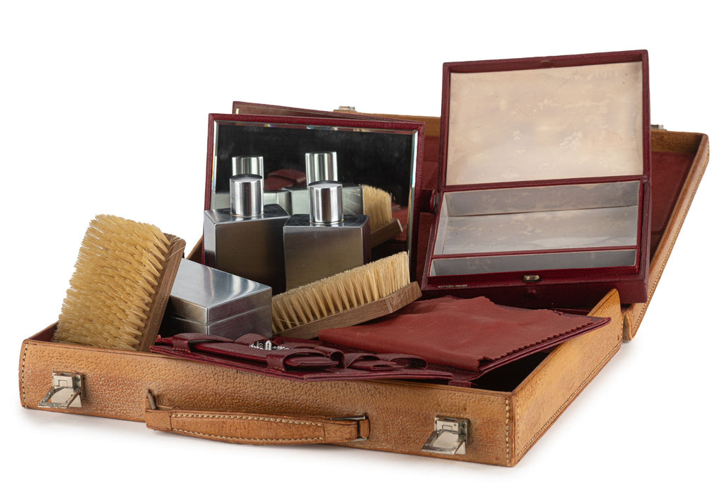 Hermès Caramel Toiletry Travel Case