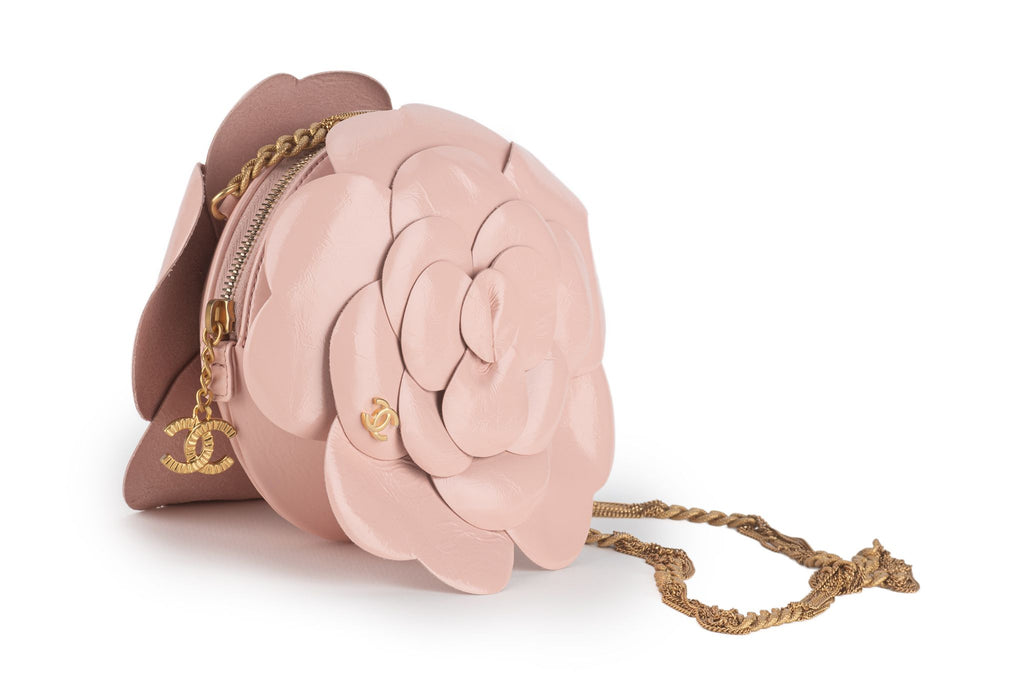Chanel New Pink Camellia Round Bag