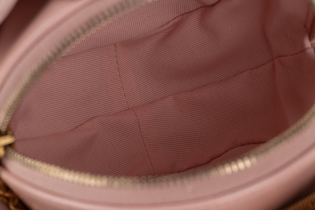 Chanel New Pink Camellia Round Bag