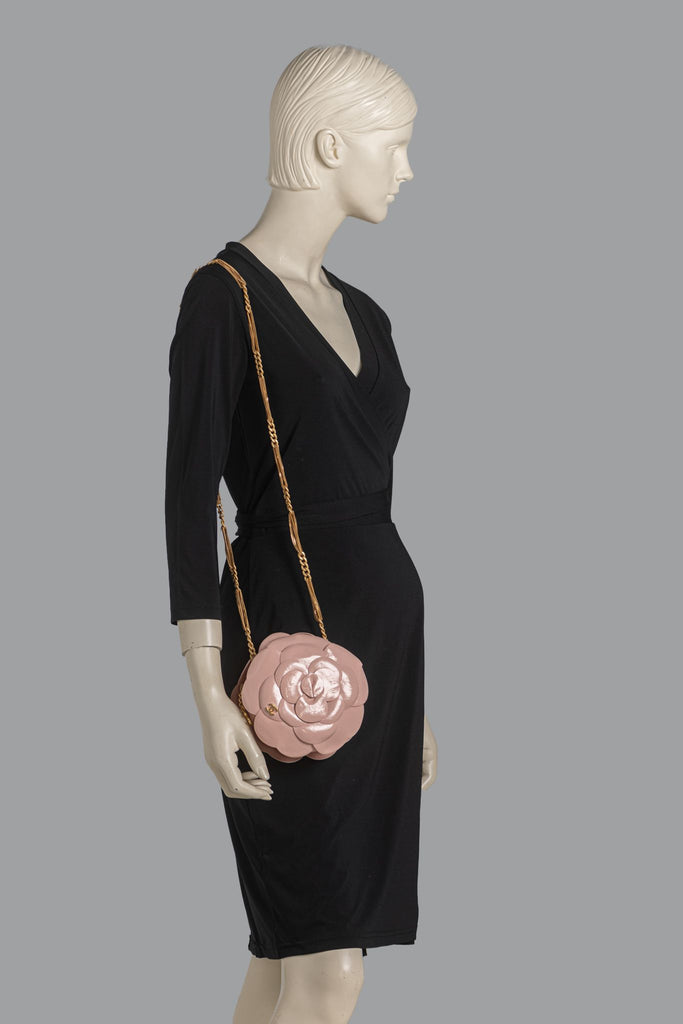 Chanel New Pink Camellia Round Bag
