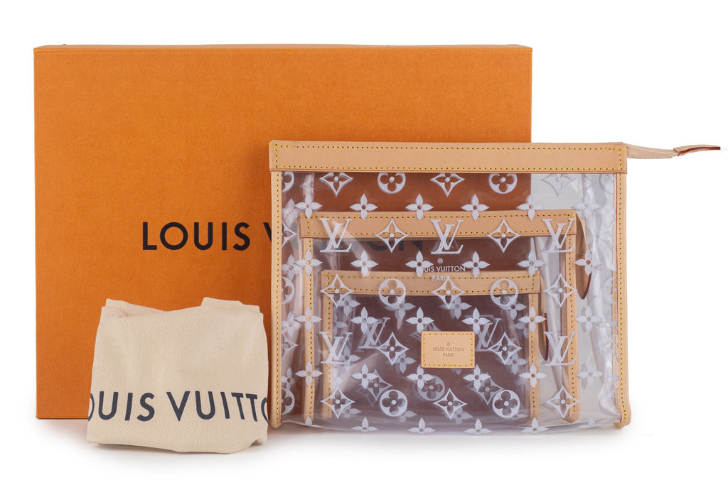 Vuitton New Trio Poche Toilette PVC