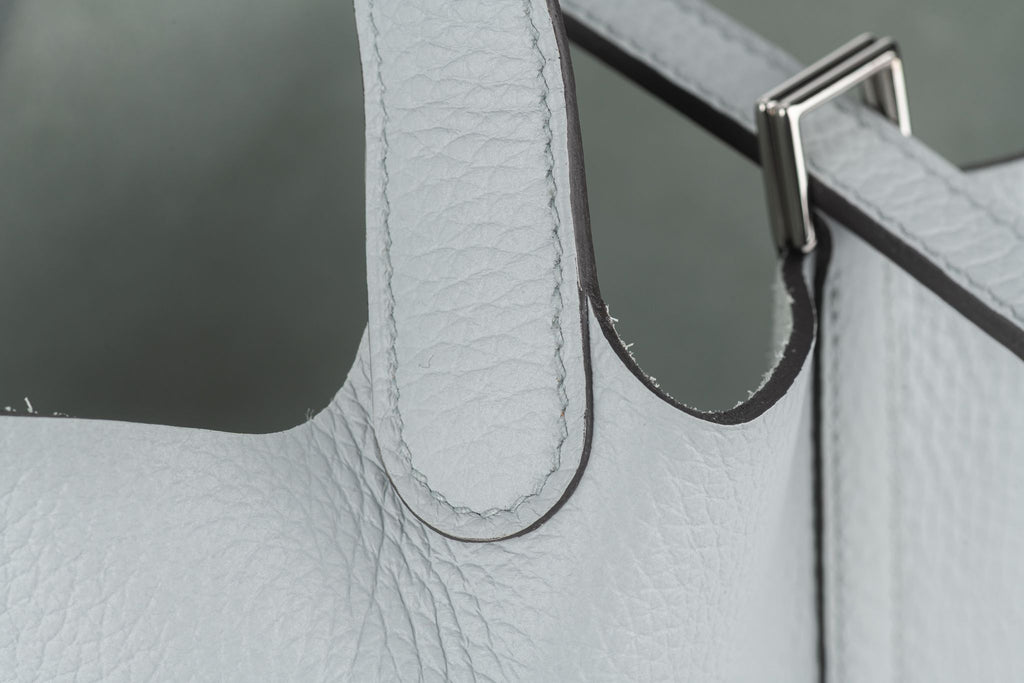 Hermès New Pearl Grey Picotin 18 Togo