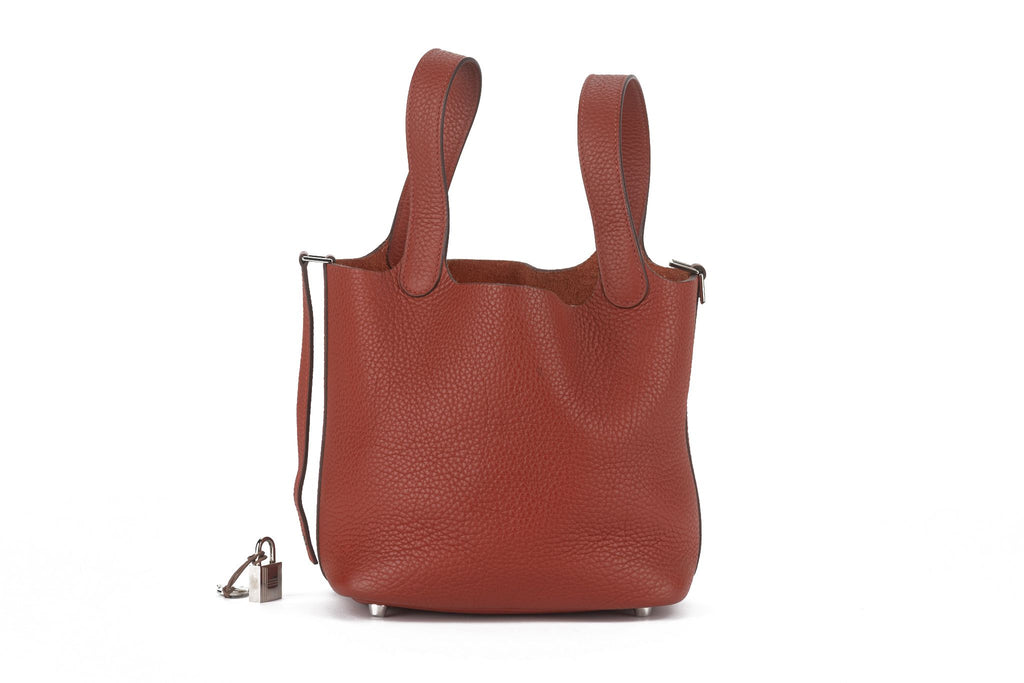 Hermès Brique Picotin 18 Lock Togo