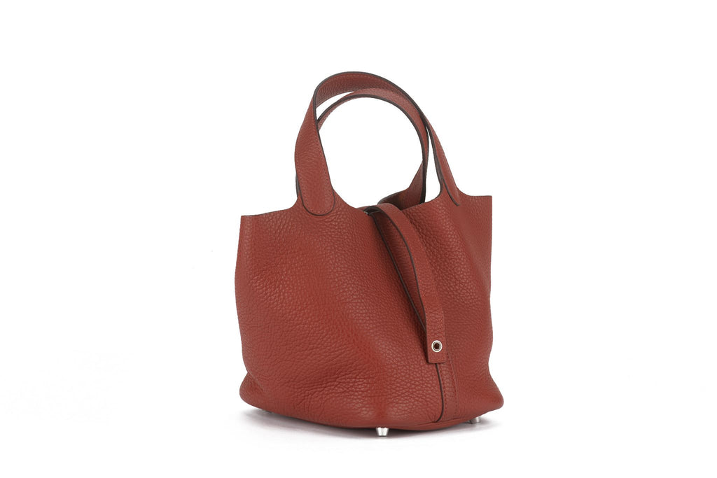 Hermès Brique Picotin 18 Lock Togo