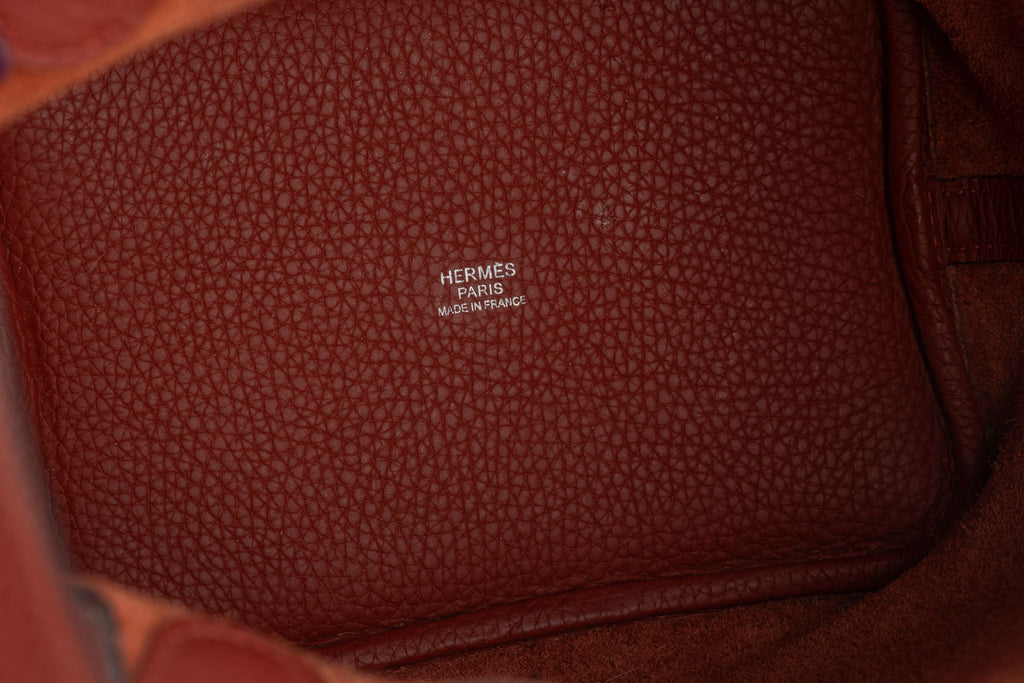 Hermès Brique Picotin 18 Lock Togo