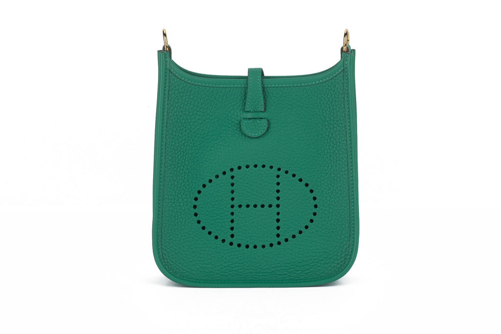 Hermès Mini Evelyne Bag Vert Vertigo New